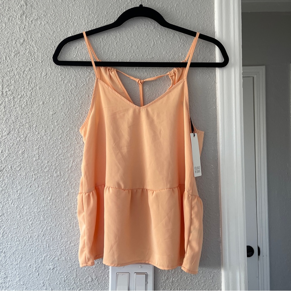 Olive & Oak beach coral Camisole top xs